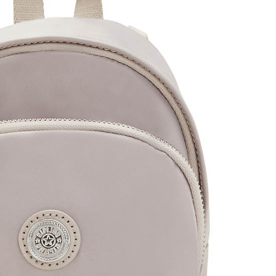 Kipling Delia Compact Metallic Convertible Hátizsák Fehér | HU 1559NW